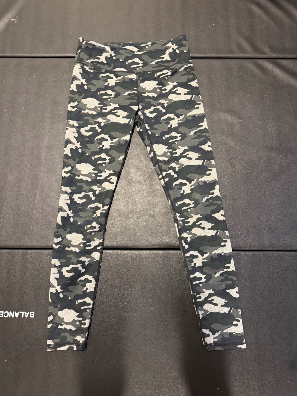 Fabletics Camo High-Waist Leggings - Black & Gray